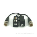 CCTV Balun RJ45 Pigtail ile video balun transformatörü